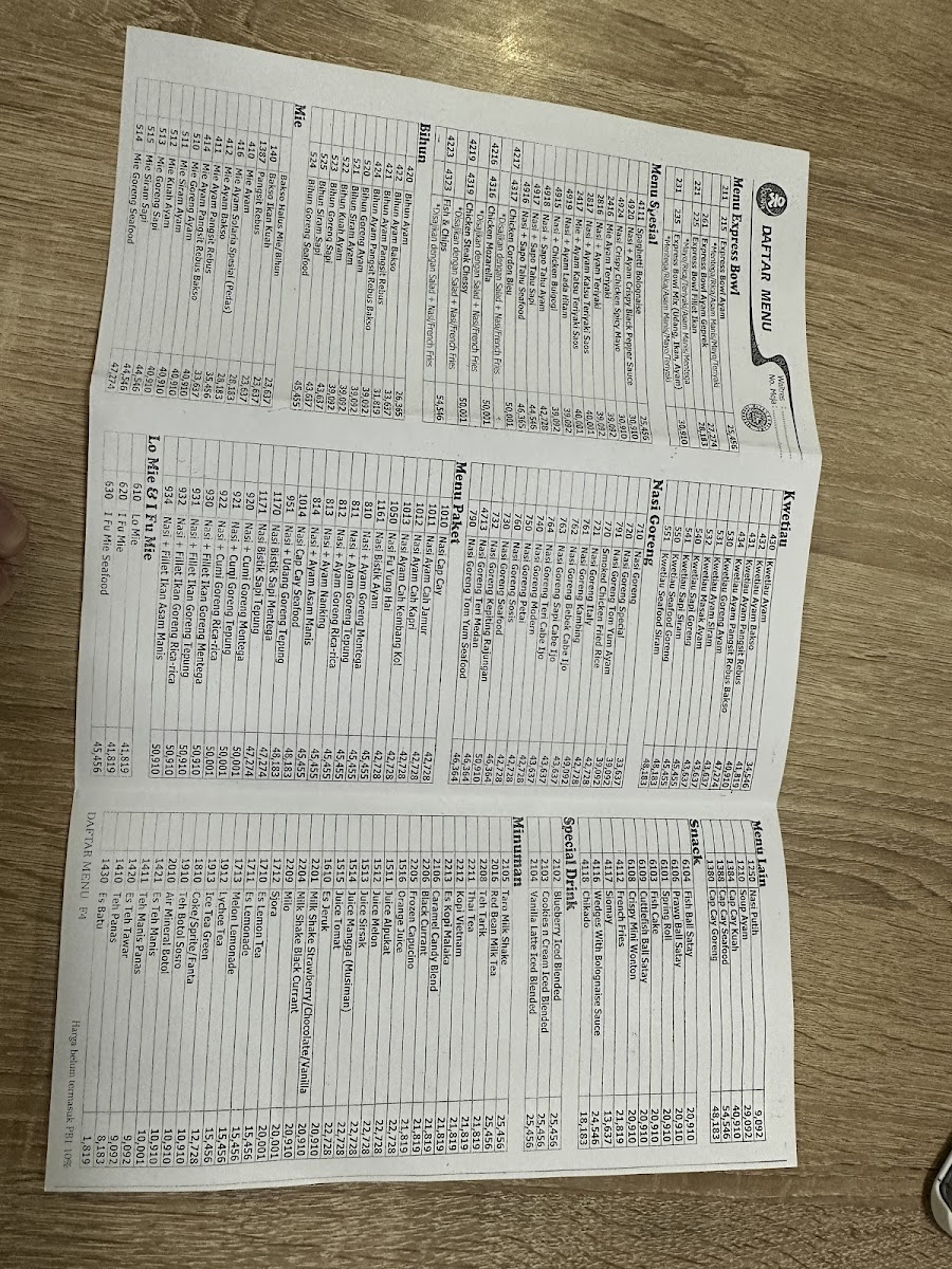 Menu Solaria - E-Walk Balikpapan Super Blok-2